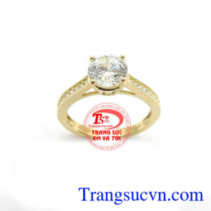 Nhẫn Nữ Vàng Korea Tinh Xảo bền đẹp, thương hiệu Em Và Tôi uy tín, chất lượng