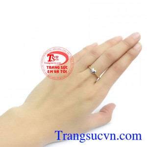 Nhẫn Nữ Vàng tây đẹp