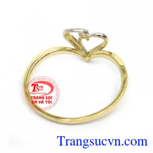 Nhẫn Nữ Trái Tim Độc Đáo là món quà ý nghĩa dành tặng một nửa yêu thương