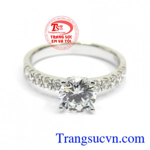 Nhẫn Nữ Vàng Đẳng Cấp Phái Đẹp kiểu dáng đẹp, chất lượng cao