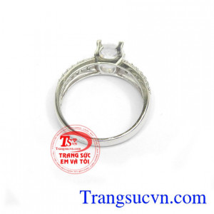 Nhẫn Nữ Hàn Quốc Đính Đá