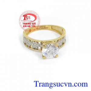 Nhẫn Nữ Vàng Tây Mới Lạ phù hợp làm quà tặng cho phái đẹp các dịp ý nghĩa