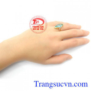 Nhẫn nữ vàng tây