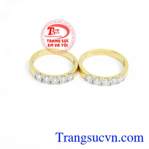 Nhẫn Cưới Tình Yêu Vàng Son