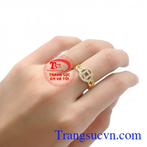 Sản phẩm bền đẹp, bảo hành uy tín và đặc biệt hợp phong thủy. Nhẫn kim tiền độc đáo size bé