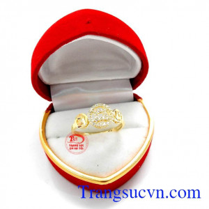 Nhẫn kim tiền phong thủy