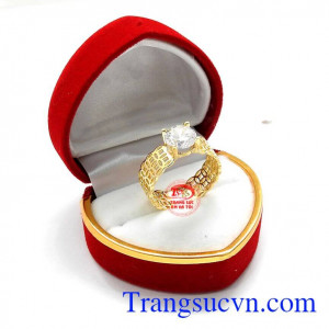 Nhẫn nữ vàng tây dành cho phái đẹp 