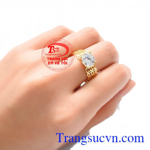 Nhẫn kim tiền phú quý
