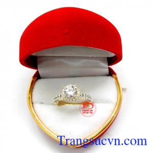 Nhẫn Nữ Vàng tây đẹp