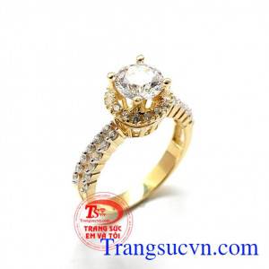 Nhẫn nữ 10k chế tác kỹ lưỡng tới từng chi tiết, làm tôn vinh vẻ đẹp của người phụ nữ