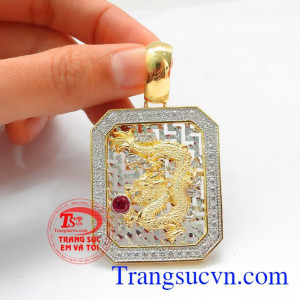 Sản phẩm bền đẹp, bảo hành uy tín.Mặt dây nam mạnh mẽ .