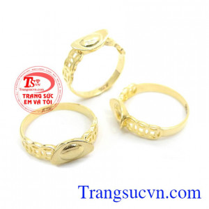 Nhẫn kim tiền thịnh vượng