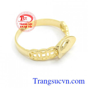 Nhẫn nữ vàng tây dành cho phái đẹp phù hợp làm quà tặng sinh nhật hoặc trong các dịp ý nghĩa
