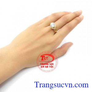 Nhẫn nữ kim tiền đẹp được bạn nữ yêu thích