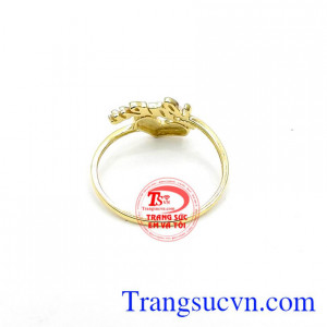 Nhẫn Nữ Trái Tim Love U