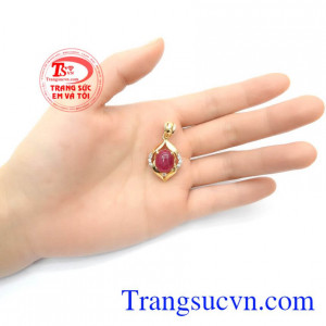 Mặt Dây Nữ Ruby Cá Tính