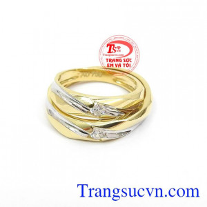 Đôi Nhẫn Hạnh Phúc Đong Đầy