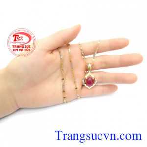 Bộ Trang Sức Ruby Quý Phái