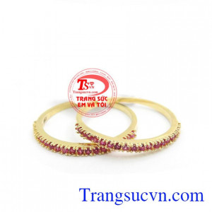 Nhẫn kép phong cách đẹp bảo hành 6 tháng, giao hàng nhanh trên toàn quốc