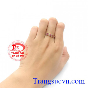 Nhẫn nữ vàng tây dành cho phái đẹp phù hợp làm quà tặng sinh nhật hoặc trong các dịp ý nghĩa