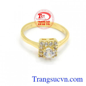 Nhẫn nữ đẹp dịu dàng bảo hành 6 tháng, giao hàng nhanh trên toàn quốc