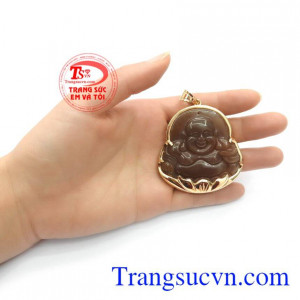 Mặt dây chuyền nam chạm khắc bọc vàng 14k sáng bóng đảm bảo chất lượng hợp thời trang, sang trọng và phong thủy