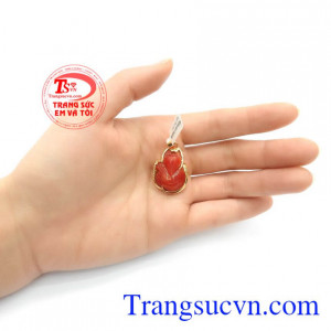 Thích hợp làm quà tặng cho người thân và bạn bè,Mặt Dây Hồ Ly Bình An Hạnh Phúc