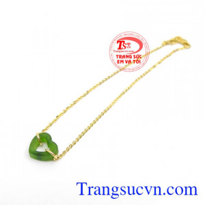 Lắc Chân Vàng Tây Ngọc Đẹp phù hợp nhiều phong cách bạn gái,