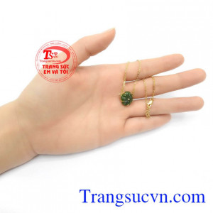 Lắc Chân Vàng Hoa Ngọc