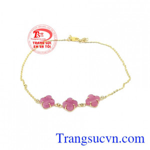 Lắc Chân Bốn Lá Ruby