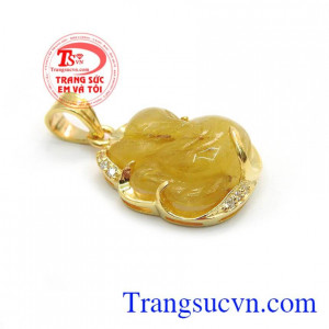 Hồ ly là biểu tượng của sự khôn khéo, tài giỏi tìm được tình duyên và hạnh phúc. Mặt dây thạch anh tóc đẹp