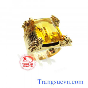 Nhẫn thạch anh vàng nam với nhiều thiết kế nhẫn nam đa dạng và phong phú