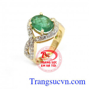 Nhẫn nữ mệnh hỏa - sang trọng là sản phẩm được thiết kế trên máy 3d tinh tế, sang trọng.