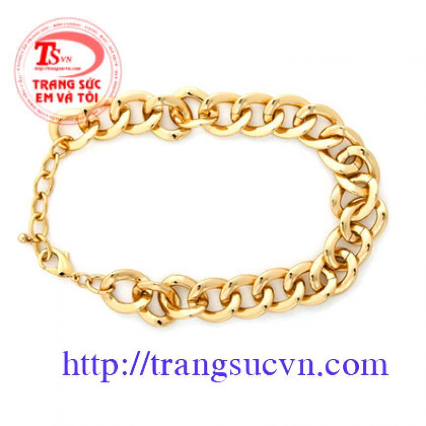 Lắc tay nam vàng 14k