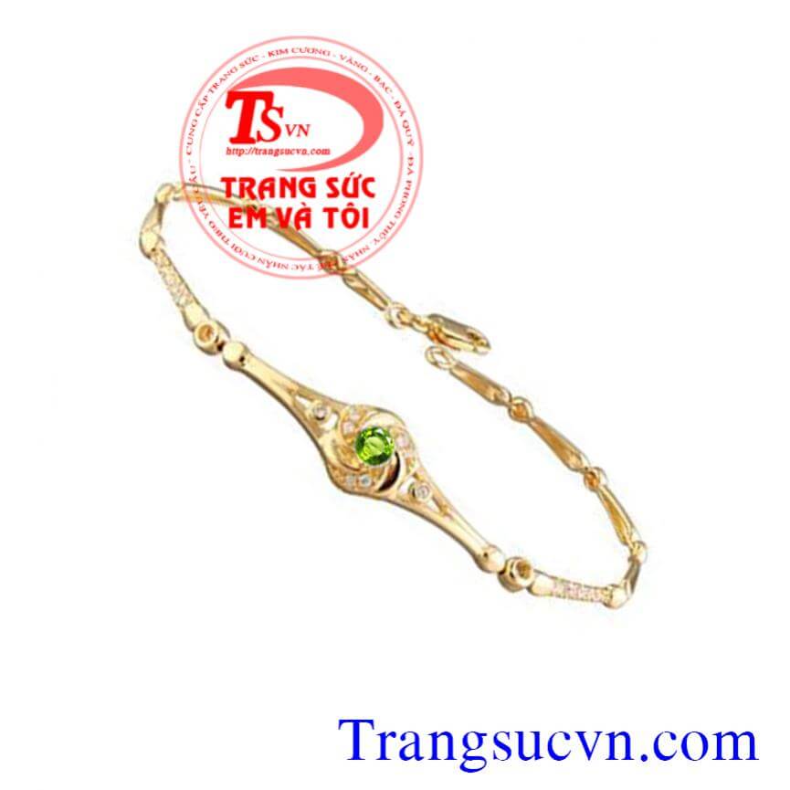 Lắc tay peridot mệnh hỏa