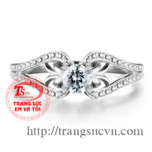 nhẫn nữ kim cương