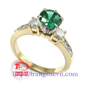 Nhẫn nữ Emerald