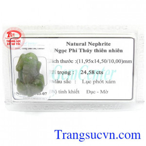 Tỳ hưu ngọc cẩm thạch mặt dây đẹp