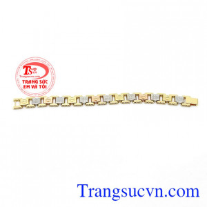 Lắc nam vàng 18k đẹp