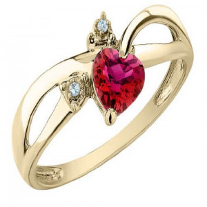 nhẫn vàng ruby thiên nhiên