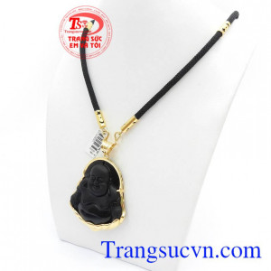 Mặt dây chuyền nam chạm khắc bọc vàng 14k sáng bóng đảm bảo chất lượng hợp thời trang, sang trọng và phong thủy