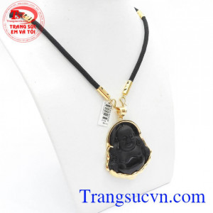 Bộ Dây Chuyền Di Lặc Hoan Hỉ vừa là đồ trang sức vừa có ý nghĩa phong thủy giúp chủ nhân gặp nhiều vui vẻ, hạnh phúc và bình an trong cuộc sống