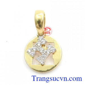 Mặt dây chữ H lấp lánh kiểu dáng nhỏ gọn nhưng đầy mê hoặc,Mặt dây chữ H lấp lánh