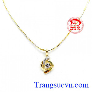 Bộ dây chuyền vàng Korea
