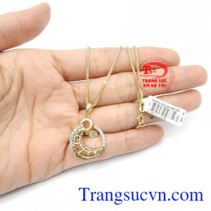 Bộ dây chuyền mặt trăng đẹp