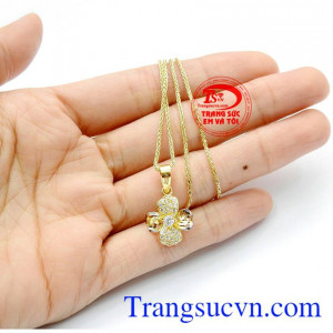 Bộ dây chuyền hoa mai