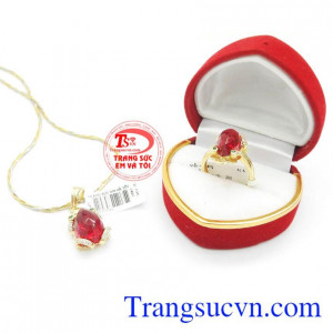 Bộ trang sức cóc ngậm kim tiền