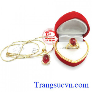 Bộ trang sức cóc ngậm kim tiền