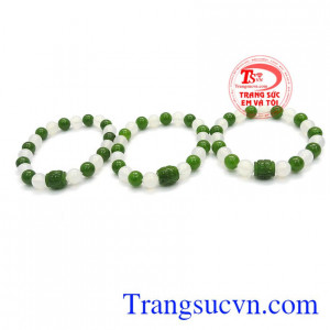 Chuỗi tay cẩm thạch may mắn