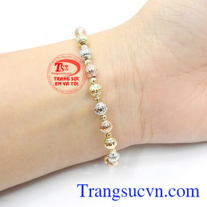 Lắc bi lấp lánh size nhỏ